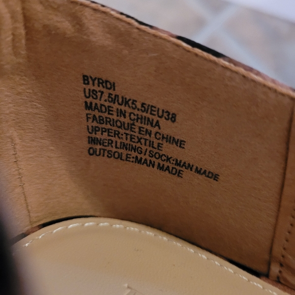 Nib JustFab Byrdi Pointed Toe Flats size 7.5 - Picture 6 of 9